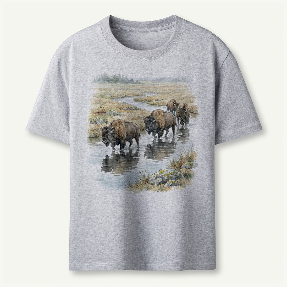 Bison River Vintage Wildlife T‑Shirt