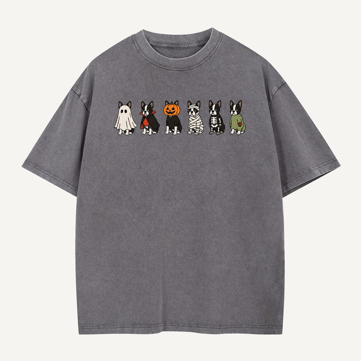 Halloween Costume Crew Washed T-Shirt