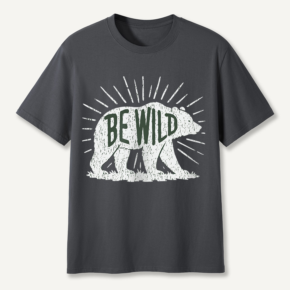 Be Wild Bear Sunburst T-Shirt