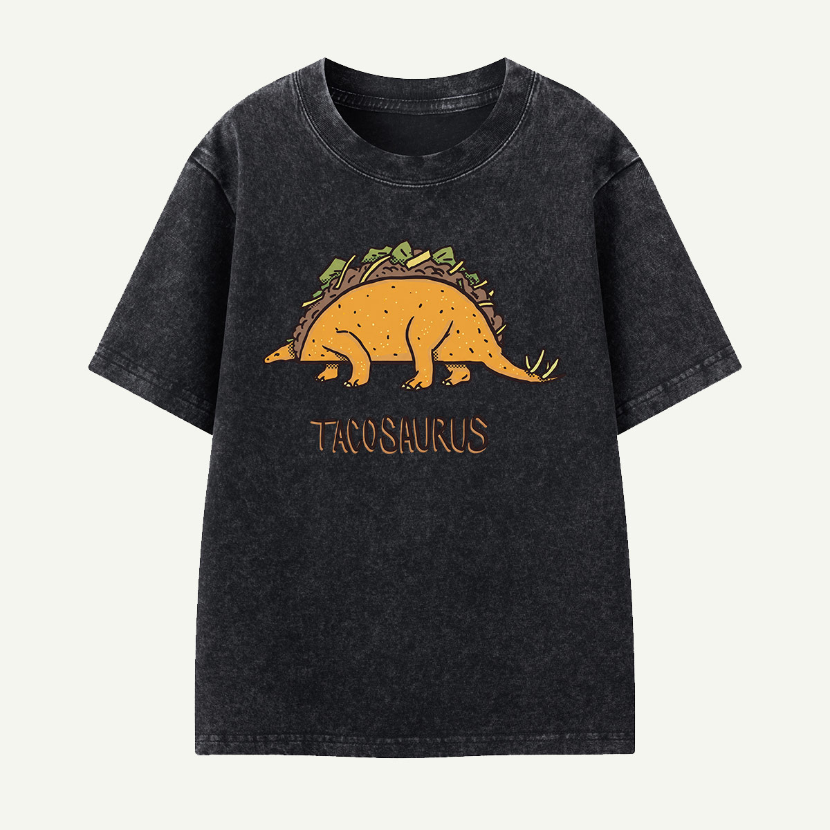Tacosaurus Dino Taco Kids Washed T-Shirt