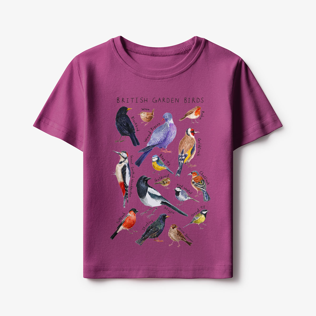Botanical Garden Birds Wildlife Birdwatching Kids T-Shirt