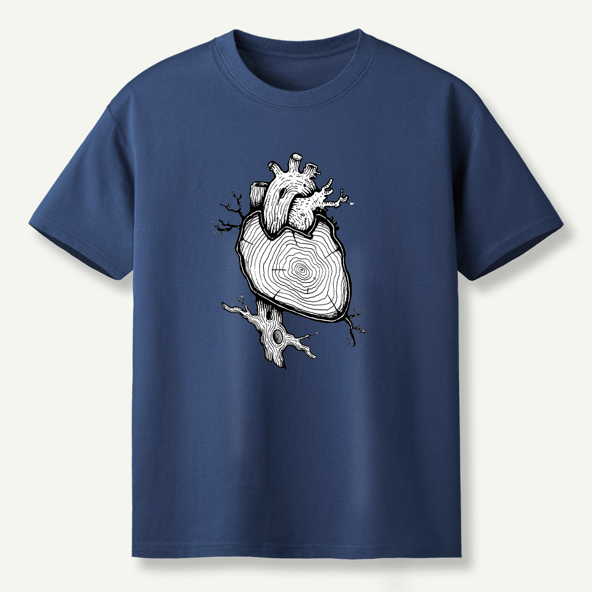 Anatomical Heart In Bloom T-Shirt