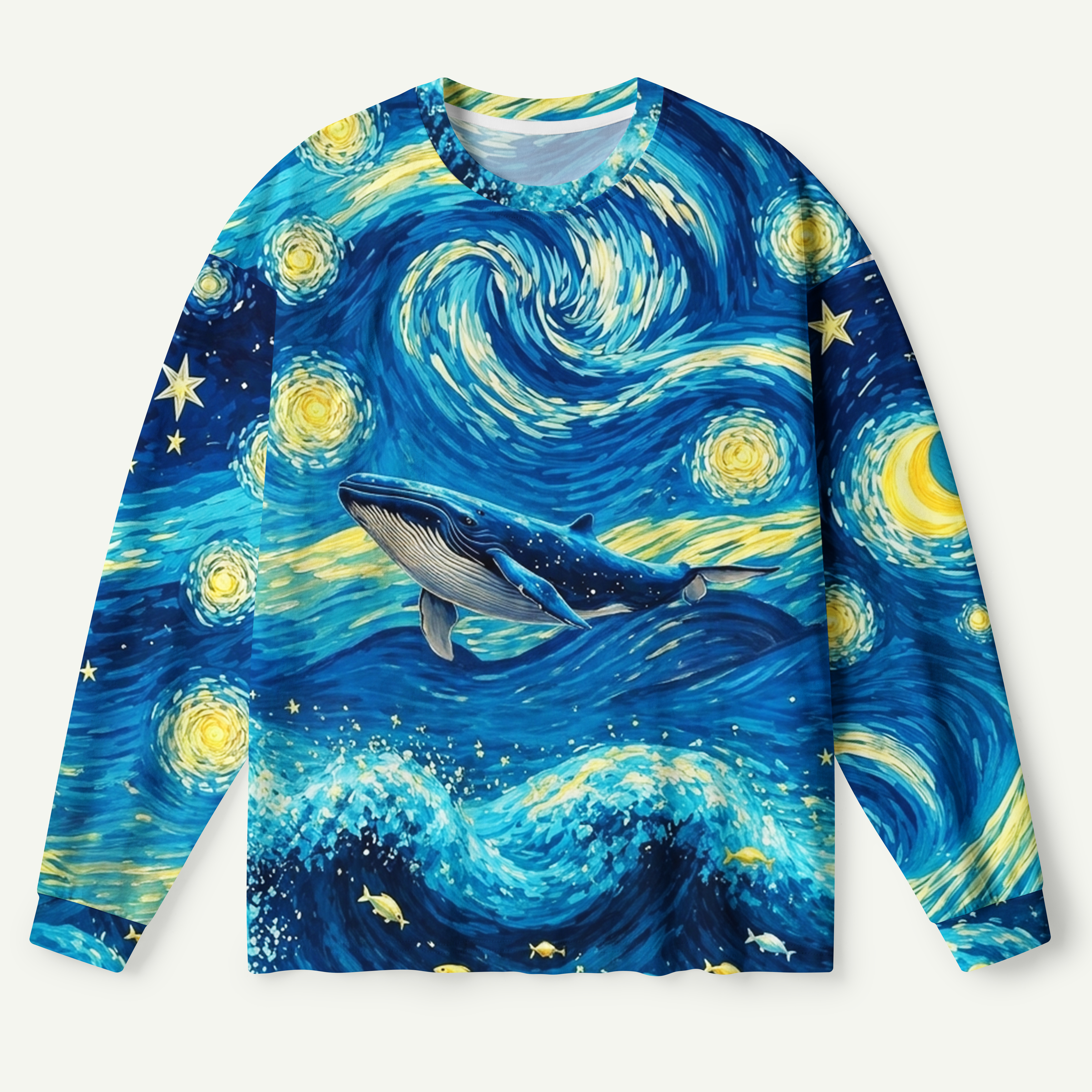 Starry Ocean Whirlscape Premium Pure Cotton Long Sleeves