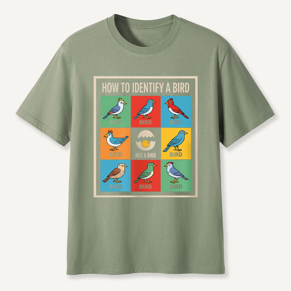 How to Identify Birds Bird Watching T-Shirt