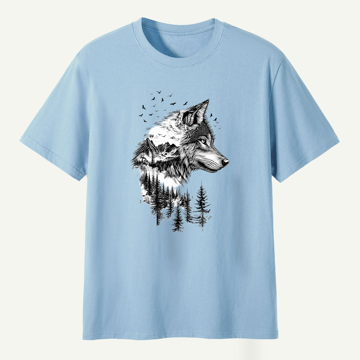 Fox Forest Ink Portrait T-Shirt