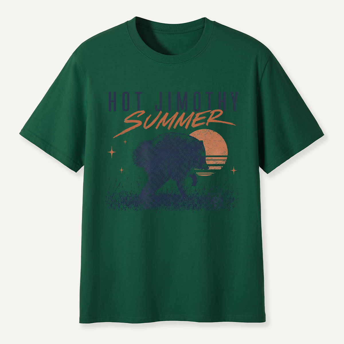 Hot Jimothy Summer Retro Raccoon T-Shirt