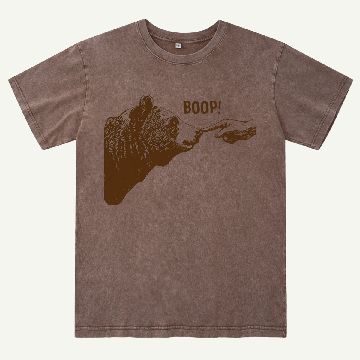 Boop Bear Nose Washed T-Shirt