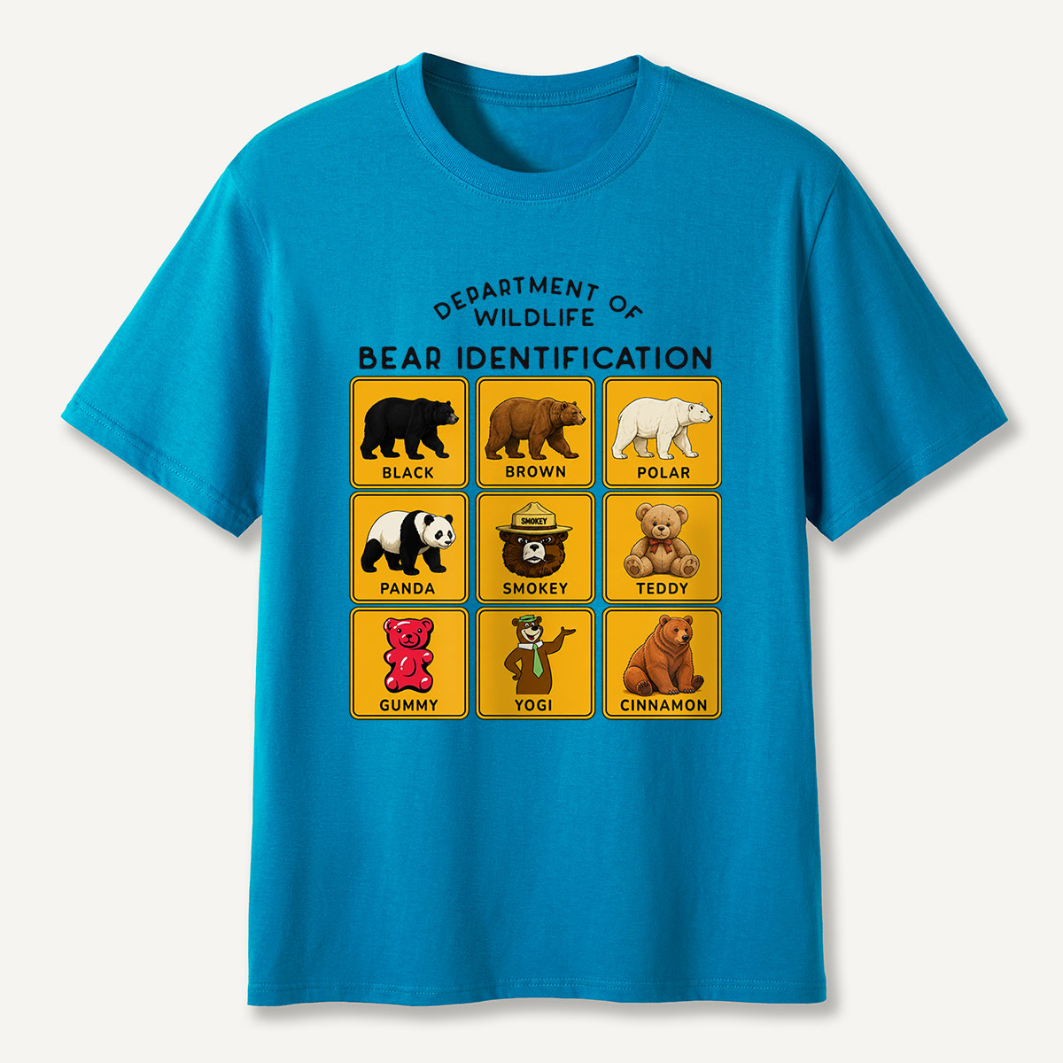 Department of Wildlife Bear Identification T-Shirt
