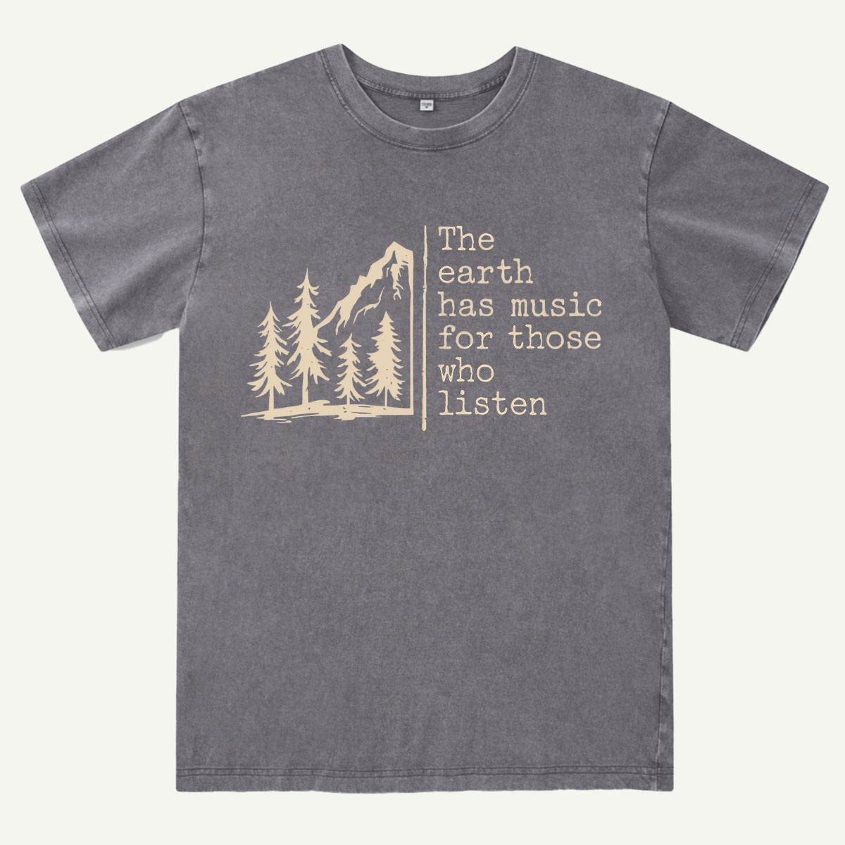 The Earth Has Music Raglan Washed T-Shirt