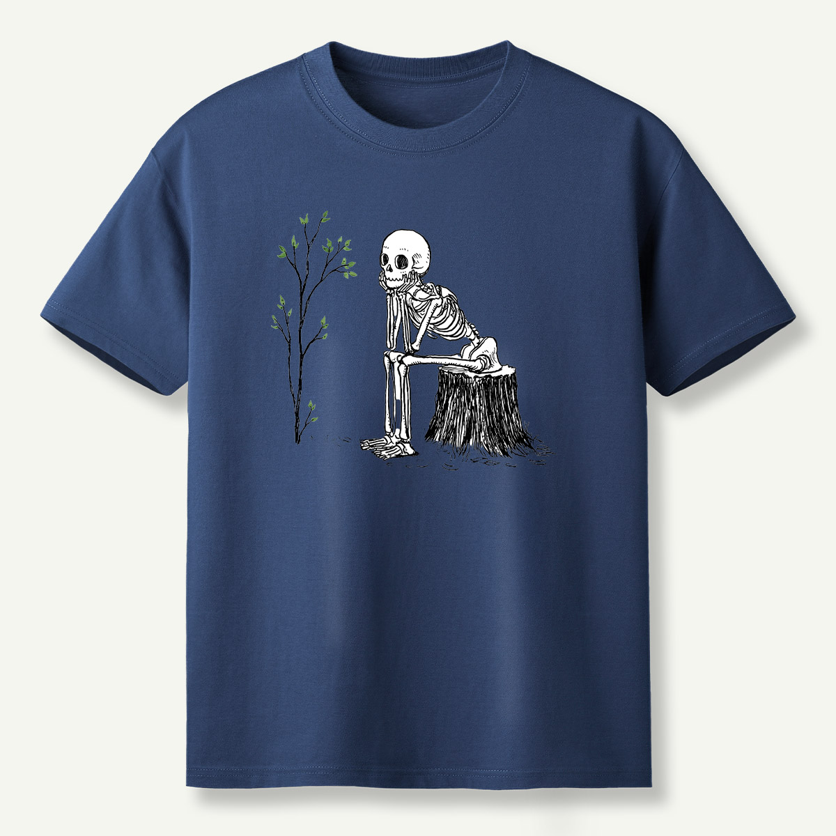 Skeleton Waiting For The Tree To Grow T-Shirt