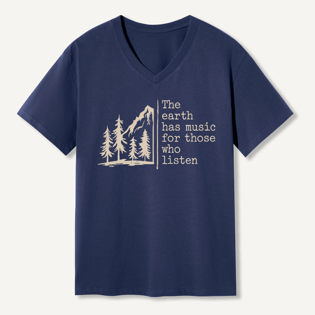 The Earth Has Music V-neck T-Shirt