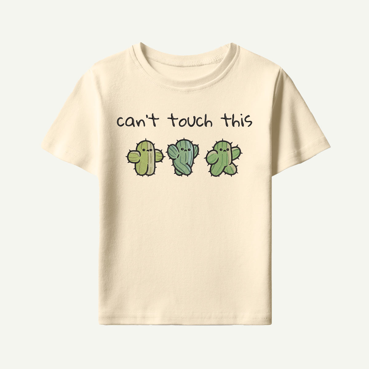 Cactus Trio “Can’t Touch This” Kids T-Shirt