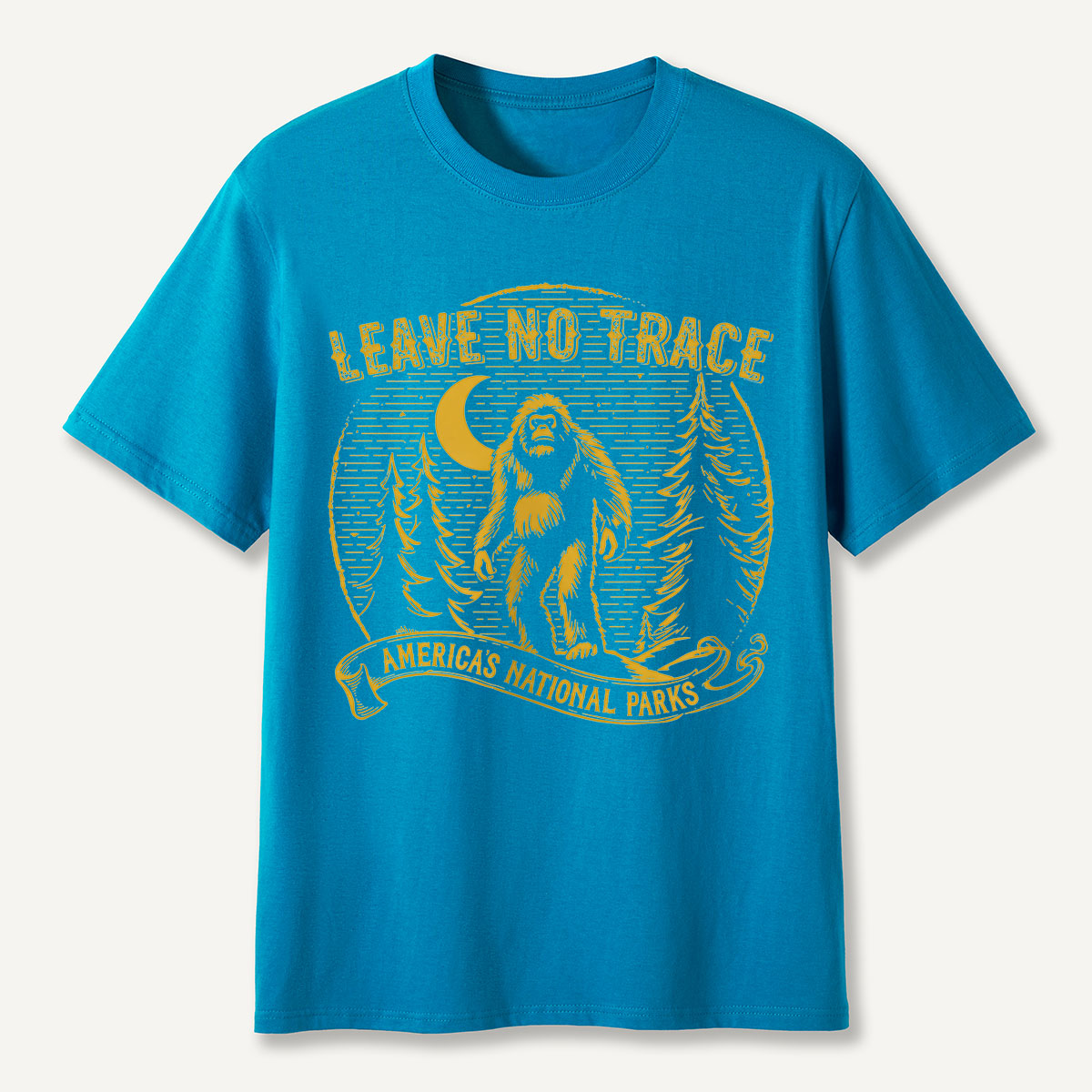 Denali National Park Bear Alaska Badge T-Shirt