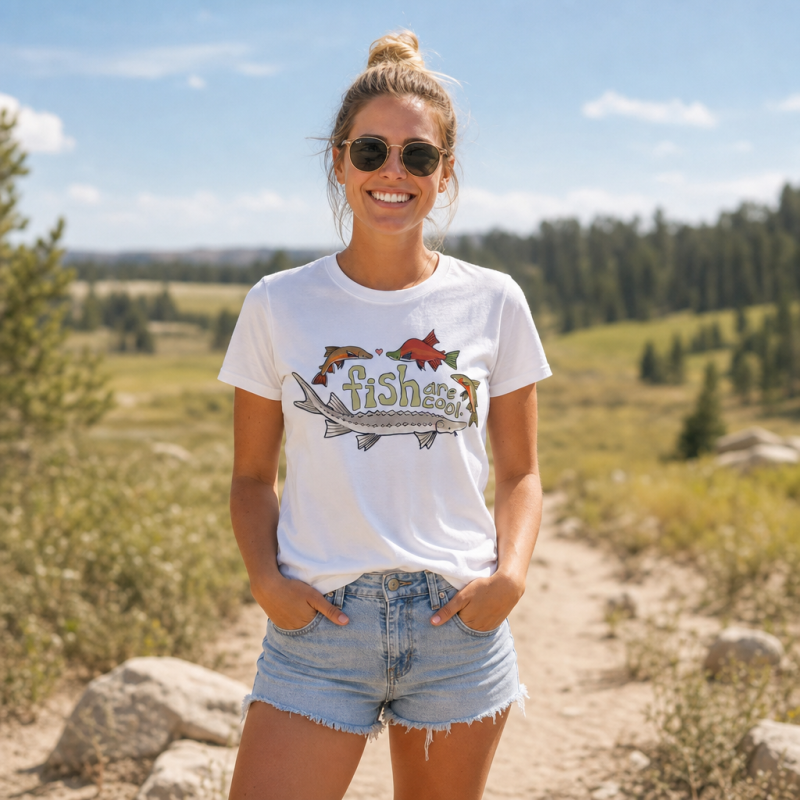 Fish Are Cool Freshwater Species T-Shirt