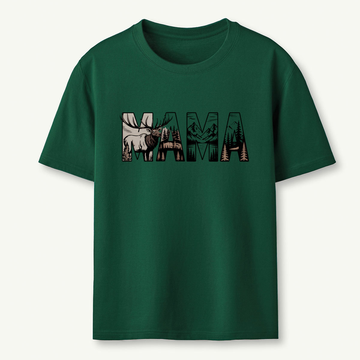 Mama Forest Adventure Hiking and Camping T-Shirt