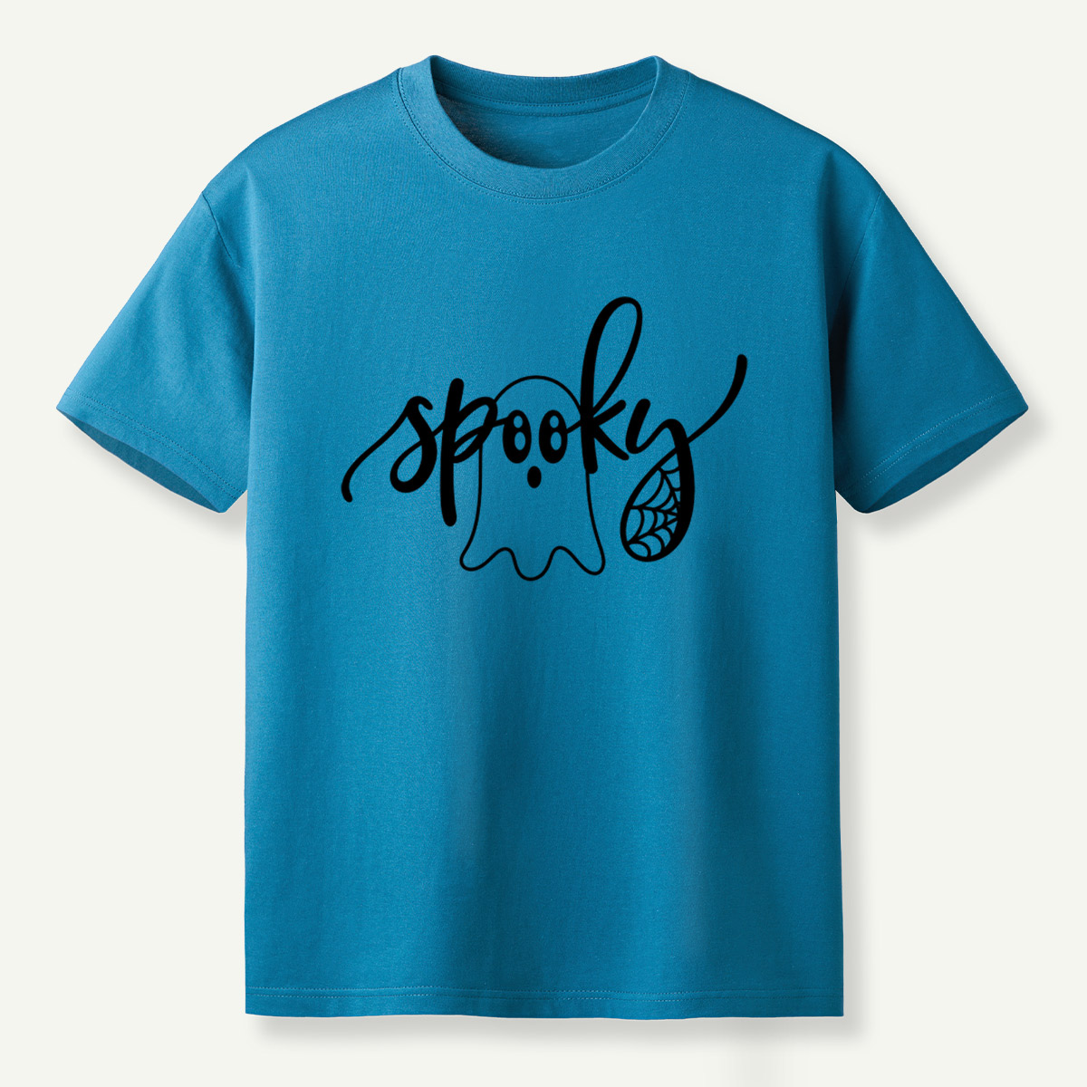 Spooky Ghost Lettering T-Shirt