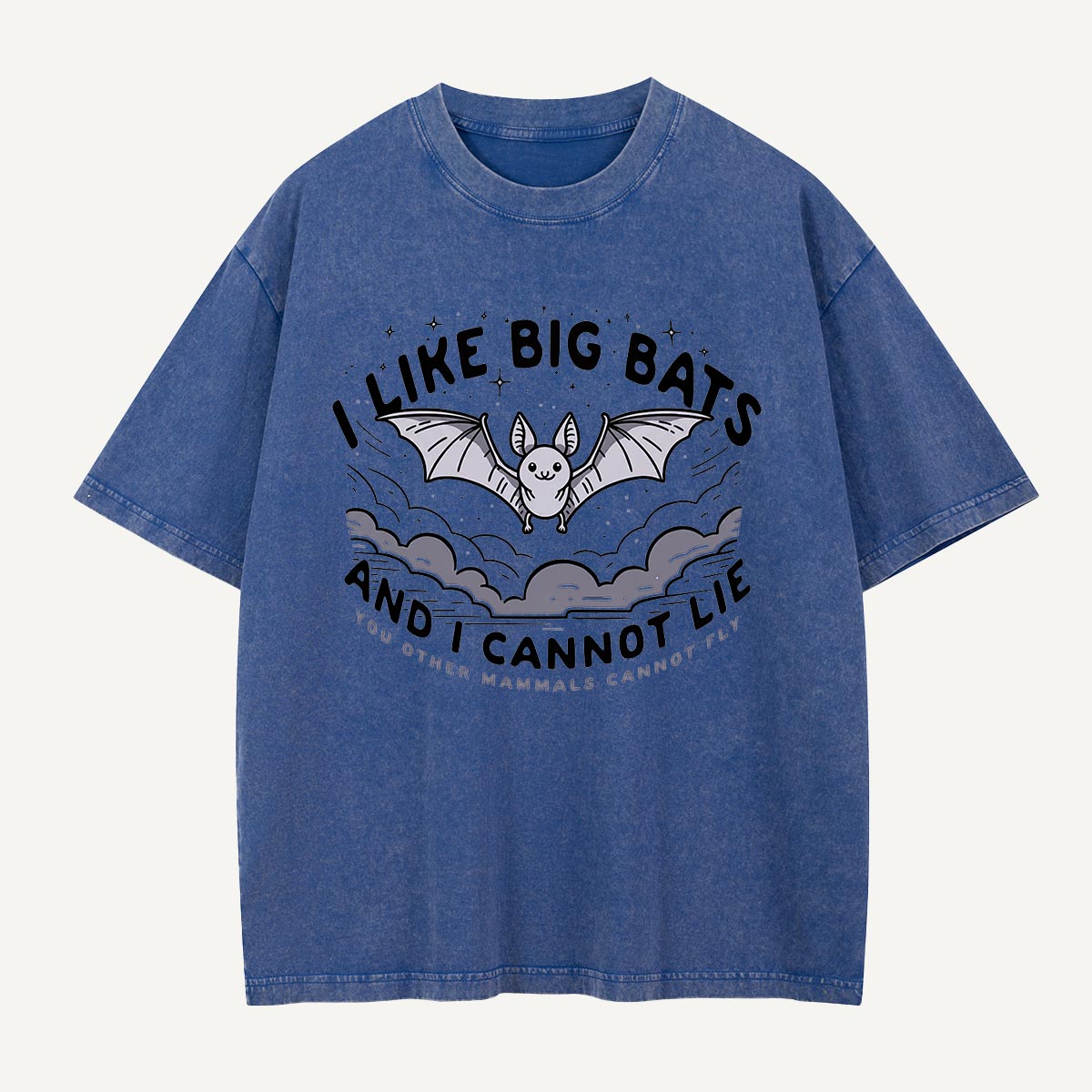 Big Bats, No Lies Washed T-Shirt(TH)