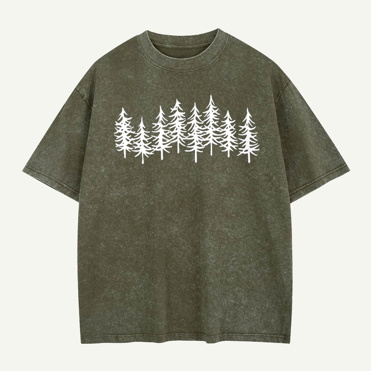 Pine Tree Line Washed T-Shirt