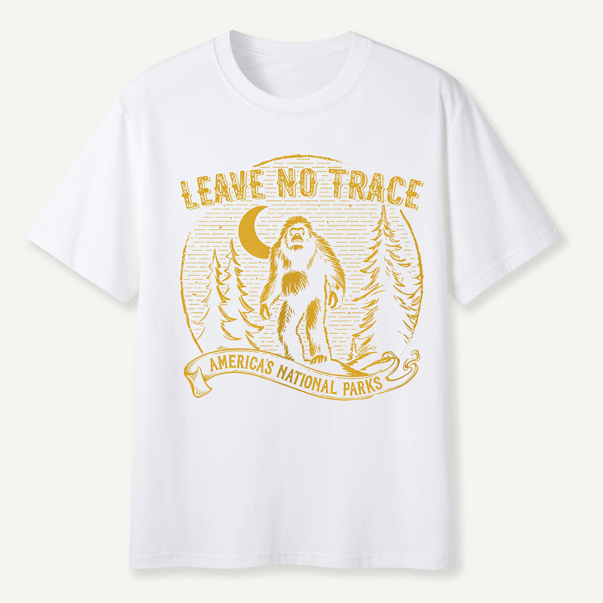 Denali National Park Bear Alaska Badge T-Shirt