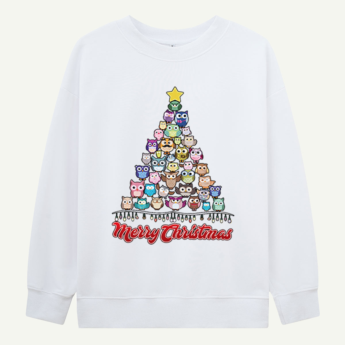 Merry Owlmas Tree Sweatshirts