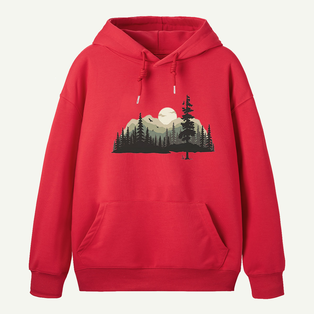 Pine Island Lake Reflection Hoodie