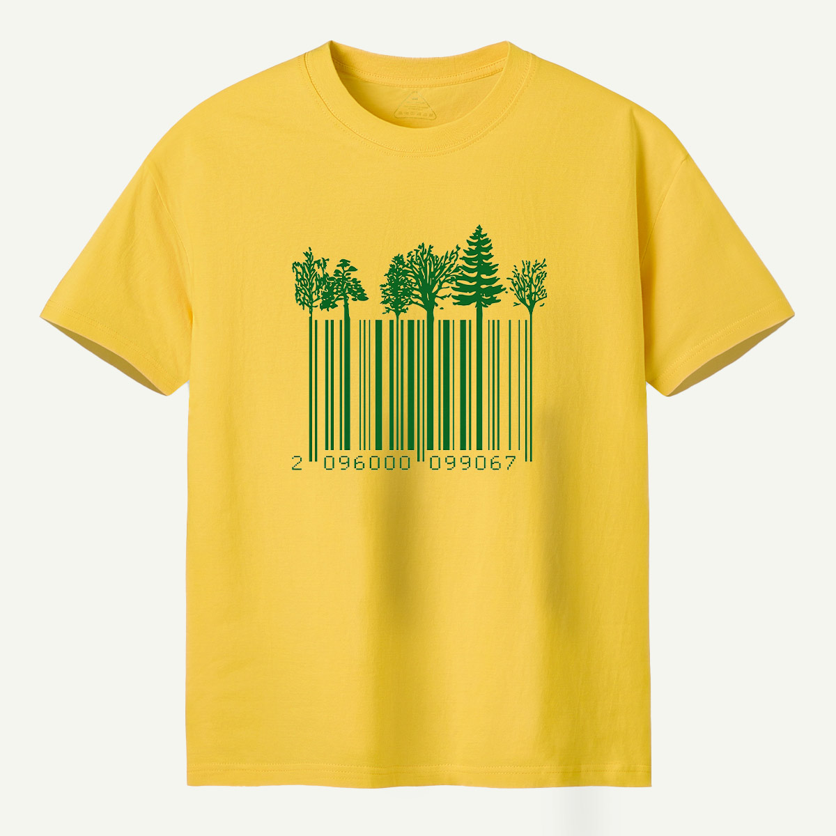 Forest Barcode Tree Line T-Shirt