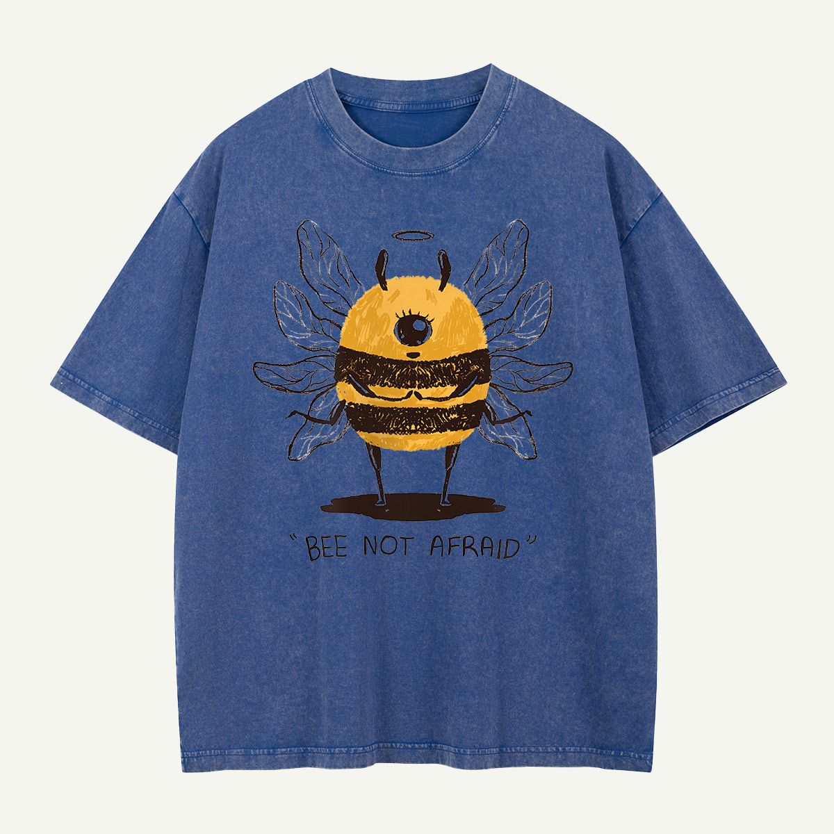 Bee Not Afraid Washed T-Shirt