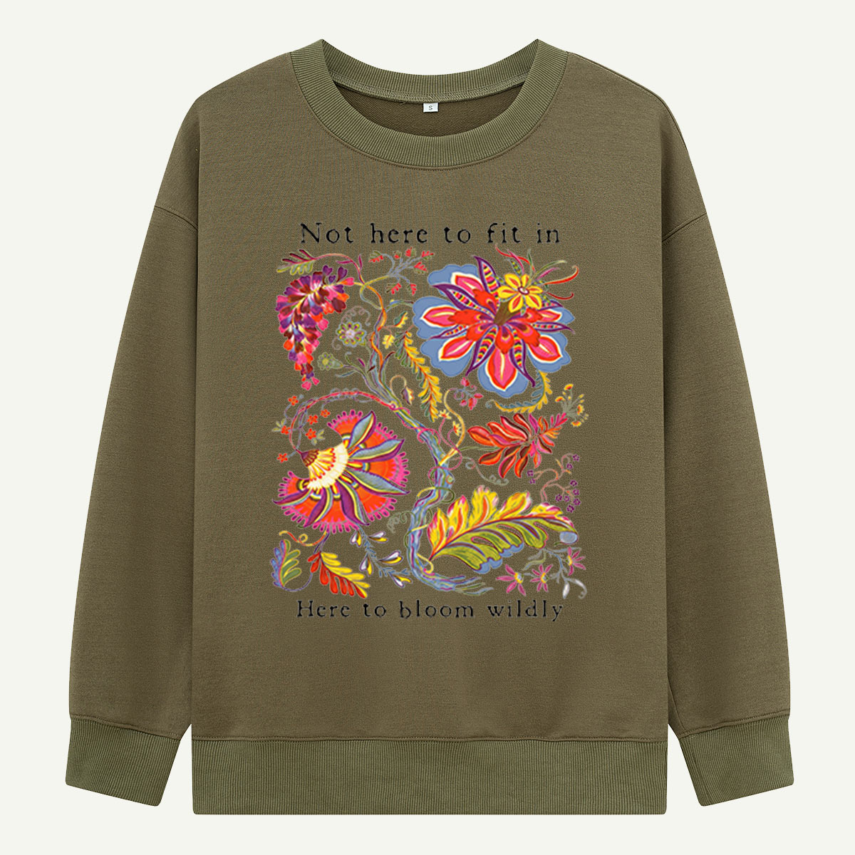 Bloom Wildly Flower Sweatshirts