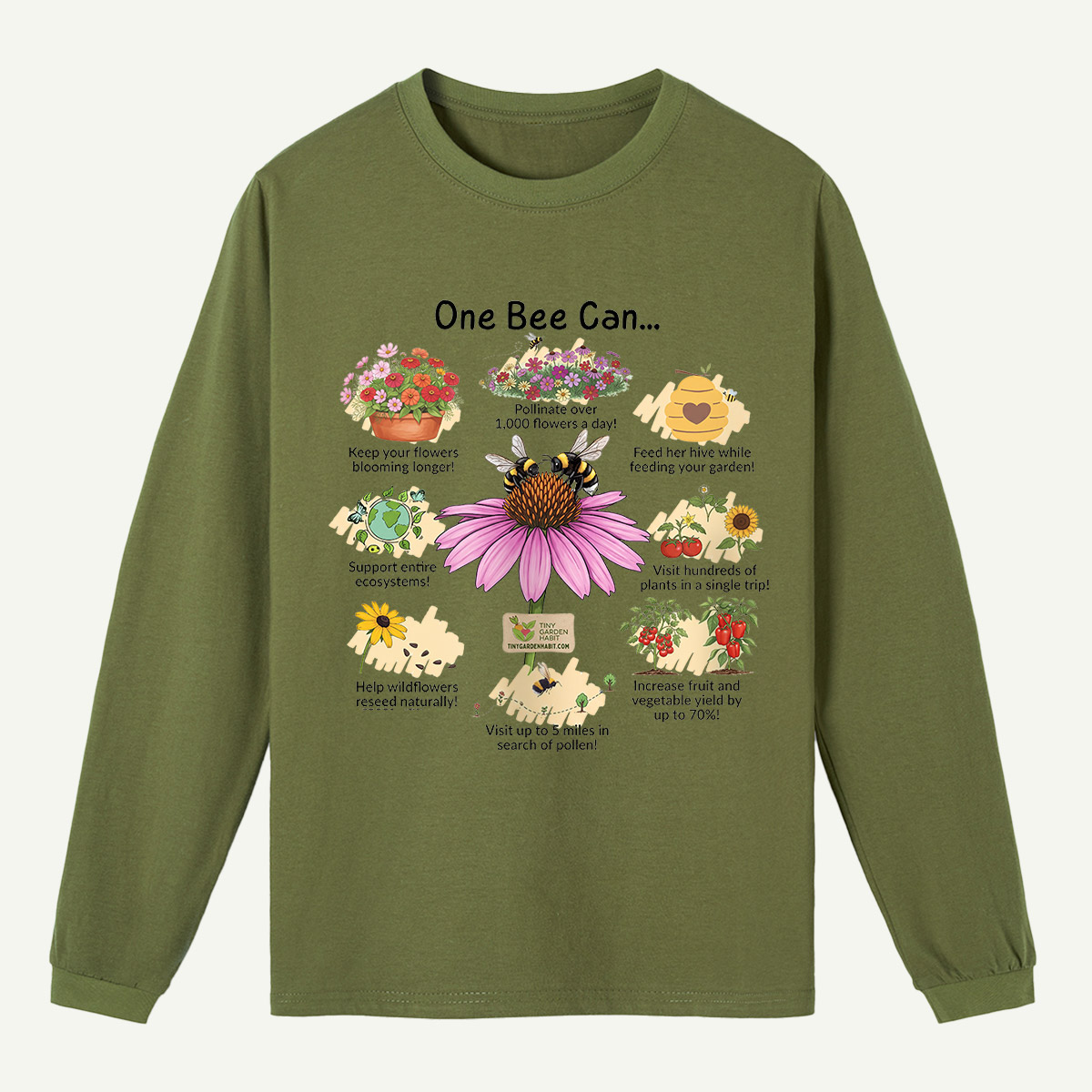 One Bee Can Long Sleeve T-Shirt
