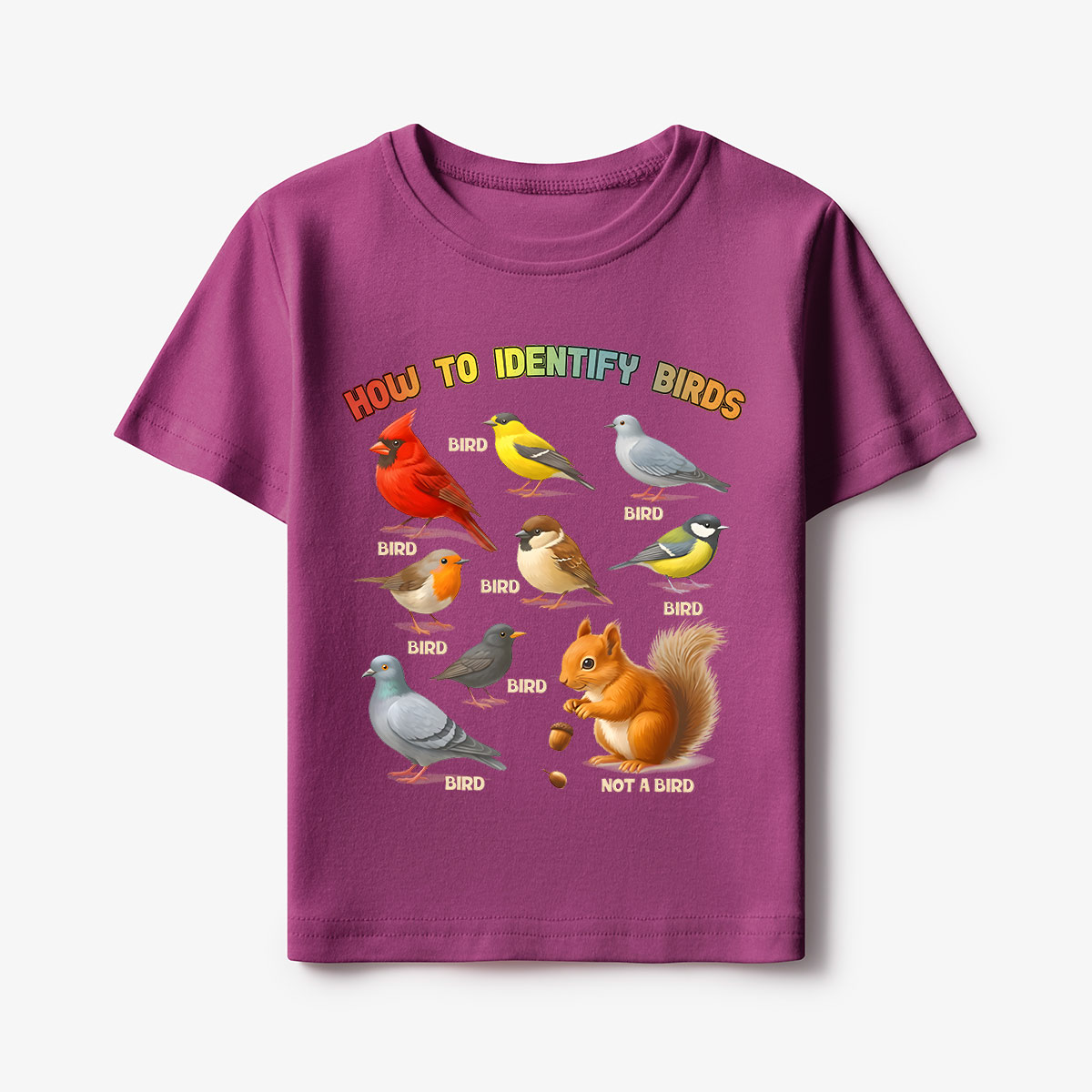 How to Identify Birds Kids T-Shirt