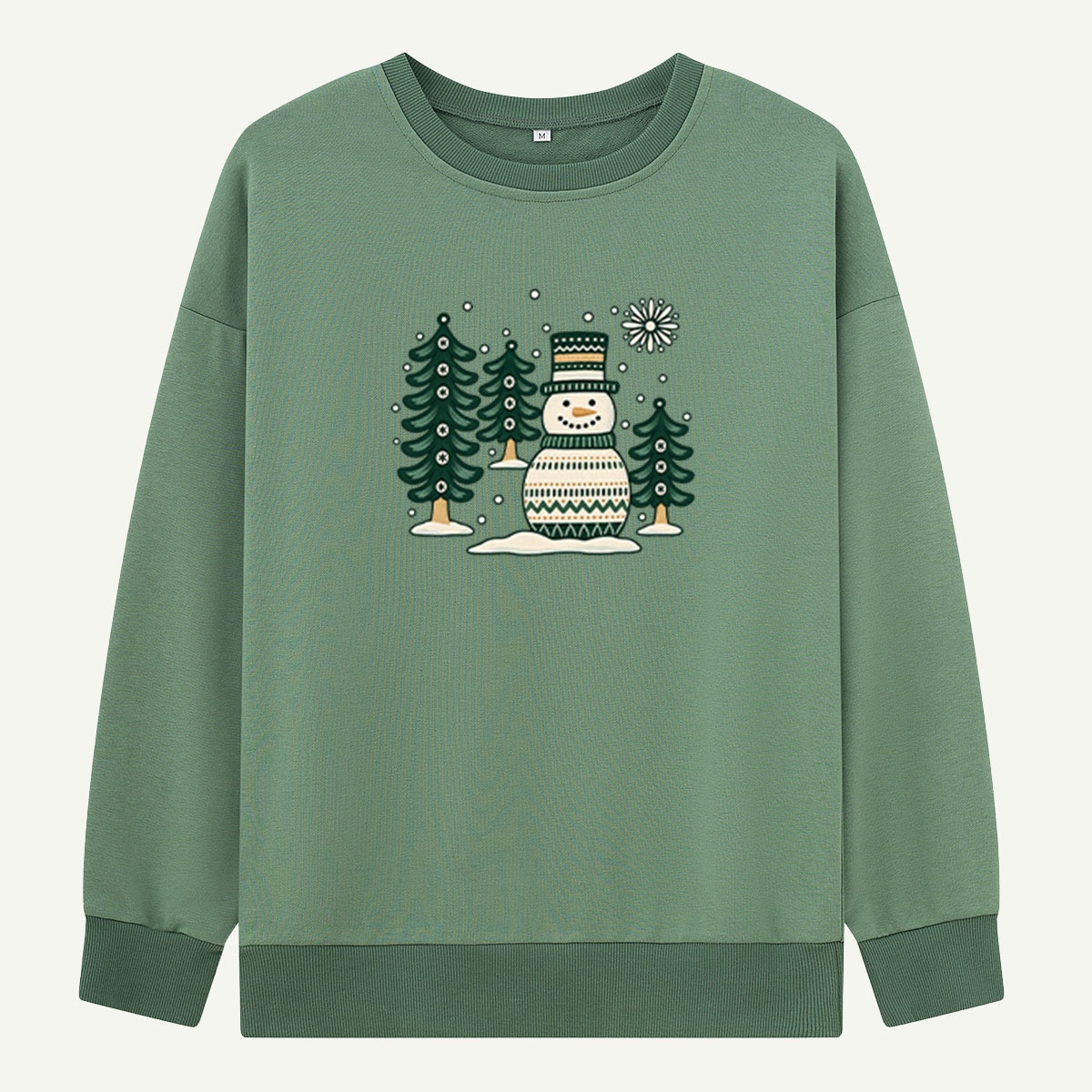 Winter Sweater Snowman Forest Sweatshirts