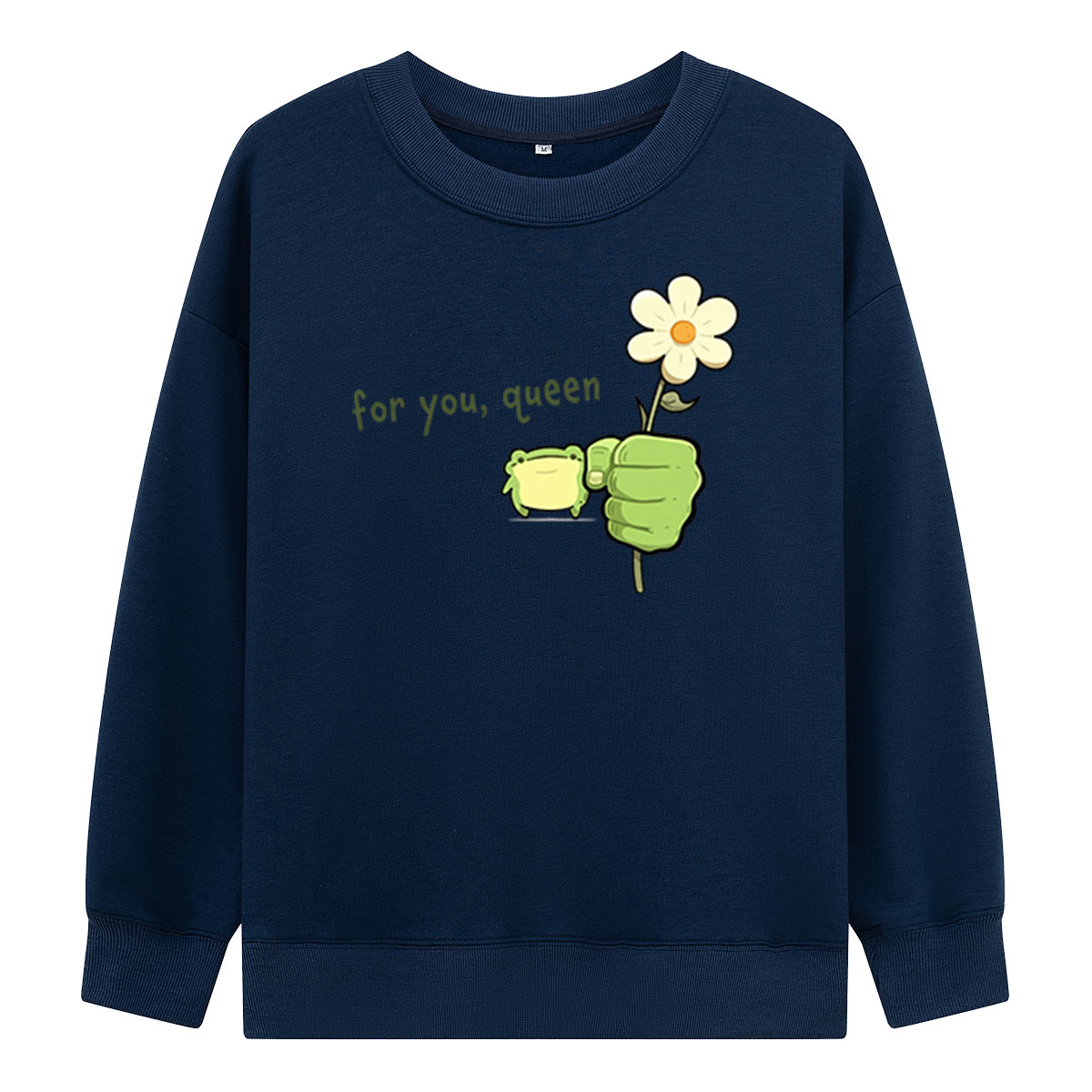 Frog Flower Graphic Sweatshirts