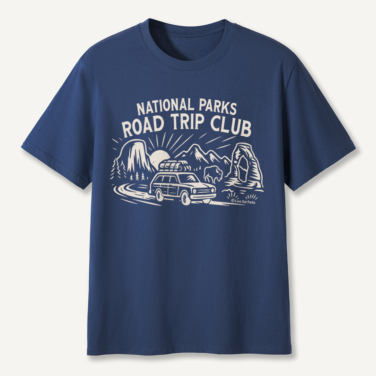 National Parks Road Trip Club Wagon T-Shirt