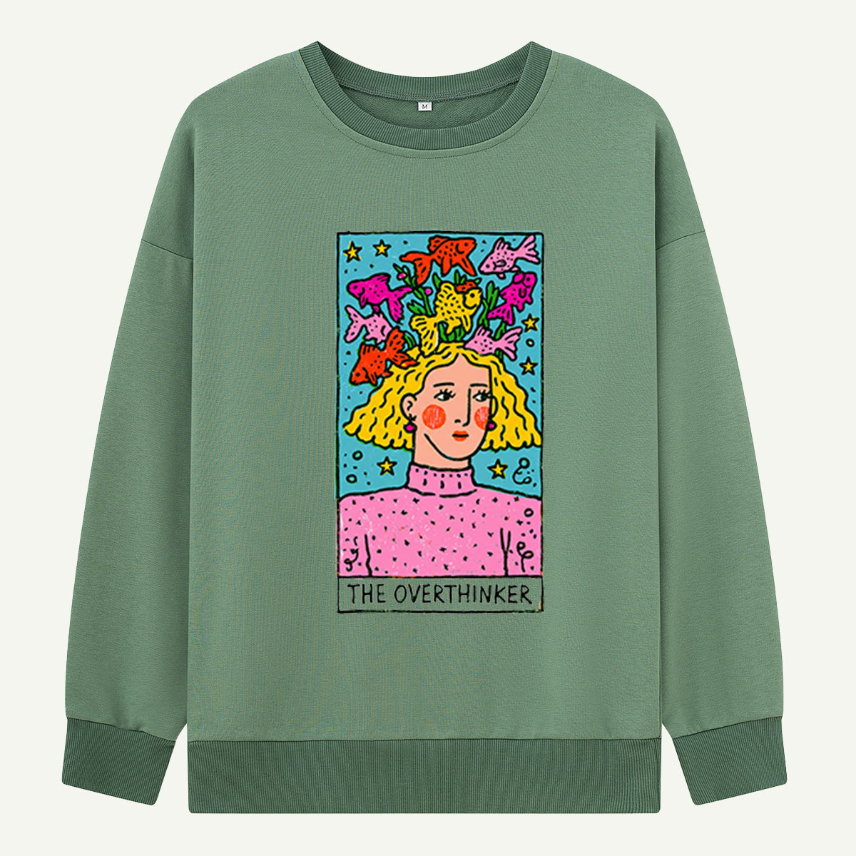 The Overthinker Fish Mind Sweatshirts