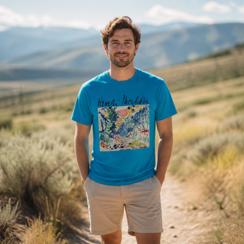 Henri Matisse Colorful Garden Art T-Shirt