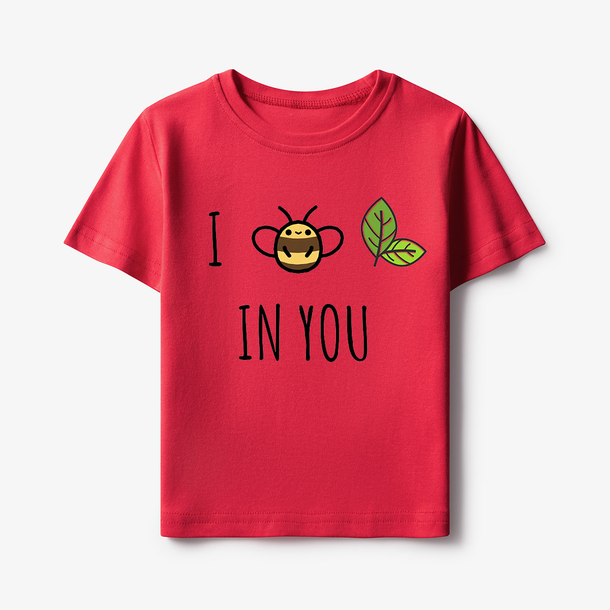 Bee Leaf Pun “I Believe in You” Kids T-Shirt