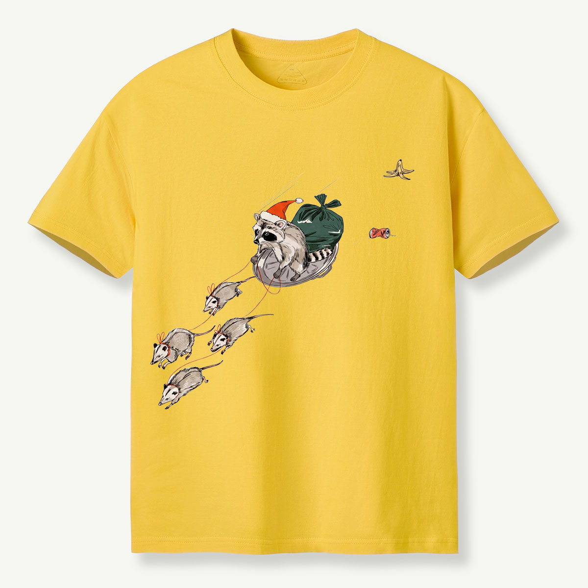 Holiday Possum Sleigh Funny Christmas T-Shirt