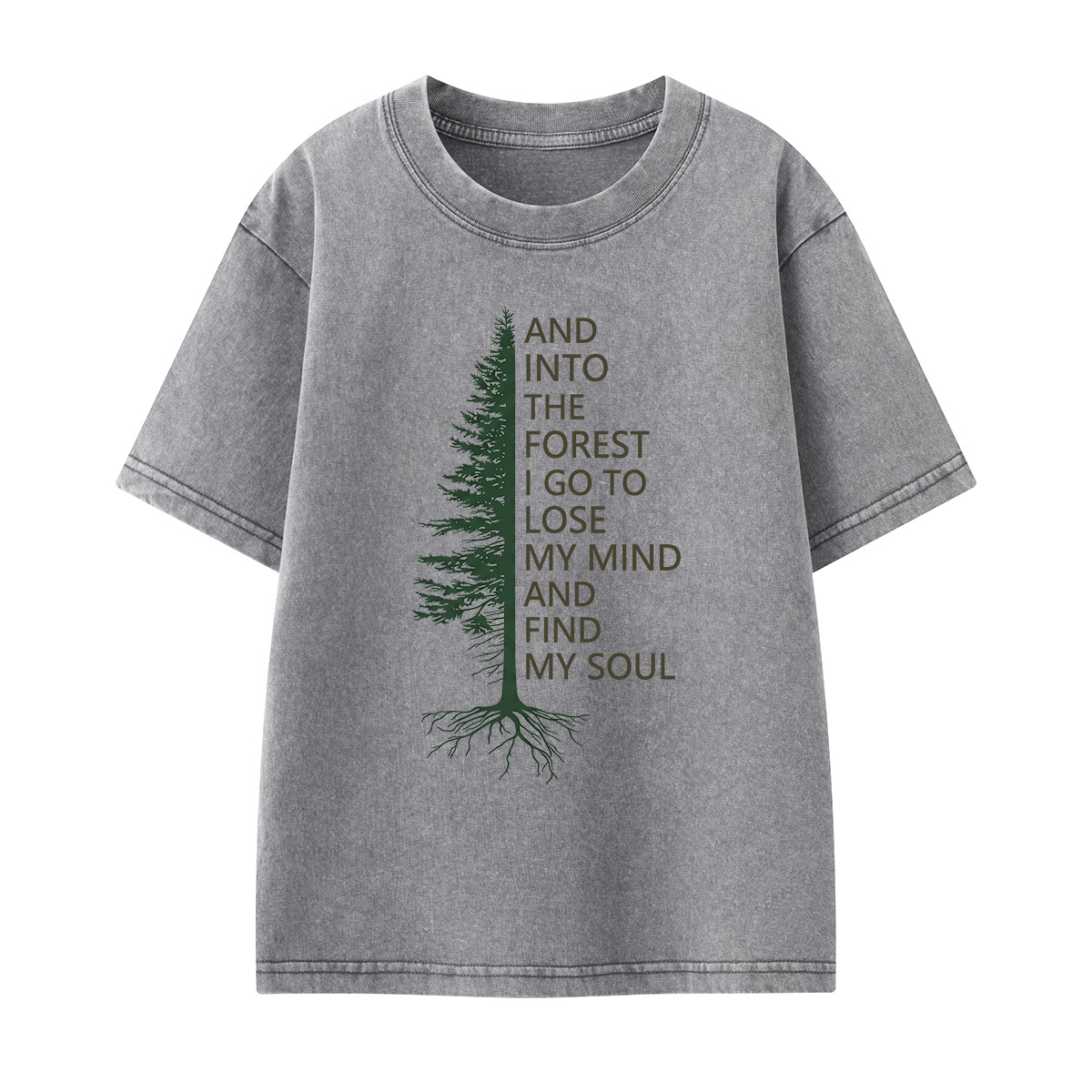 Into the Woods Kids Washed T-Shirt