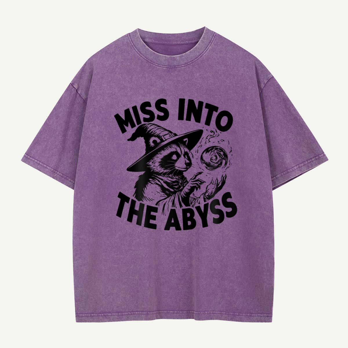Roses Caught in the Web Washed T-Shirt