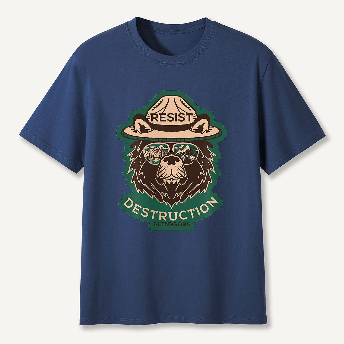 Resist Destruction Ranger Bear Activist T-Shirt