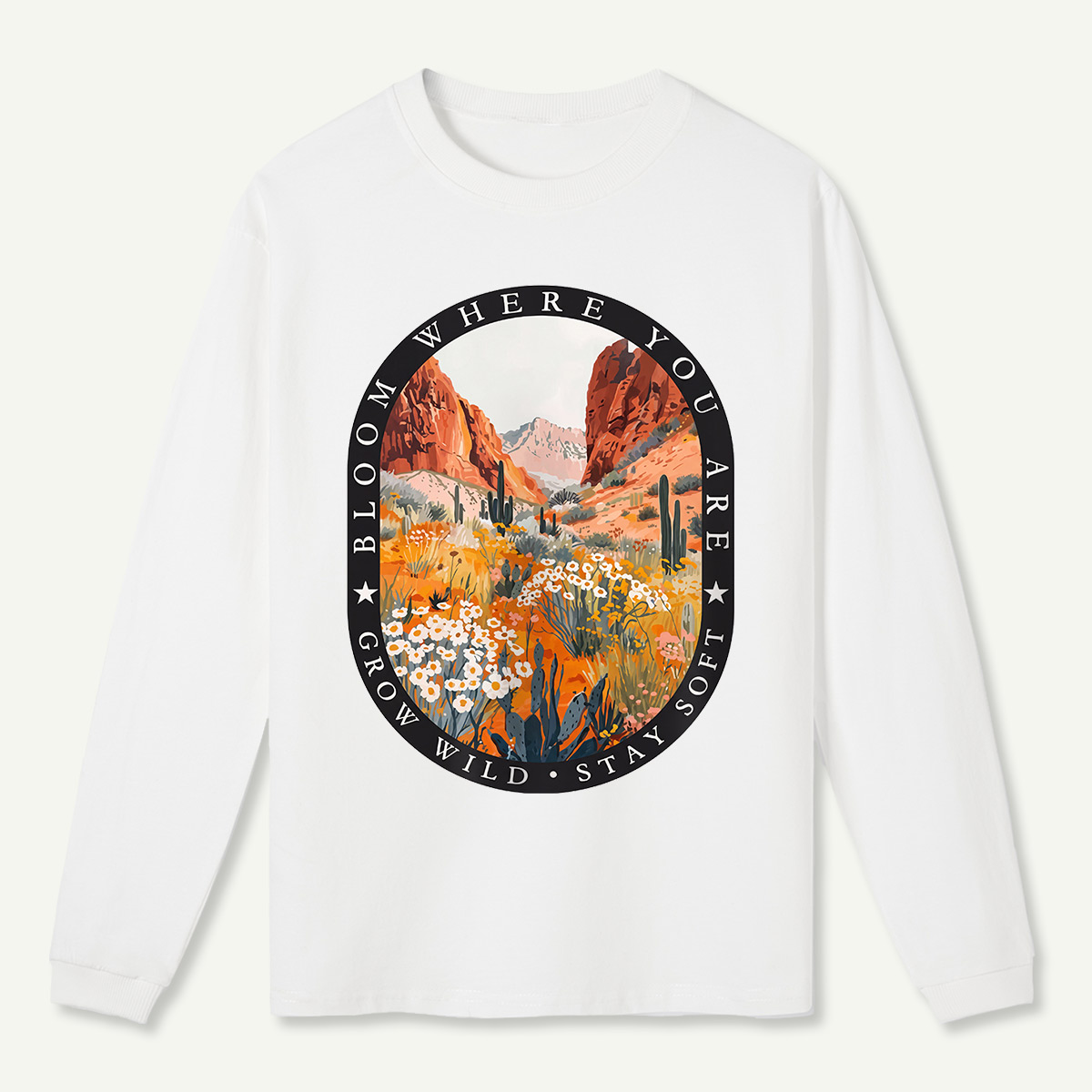 Desert Bloom Long Sleeve T-Shirt