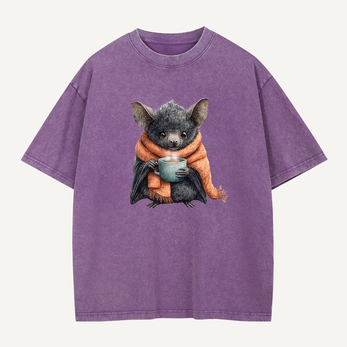 Coffee Before Cave Time Washed T-Shirt