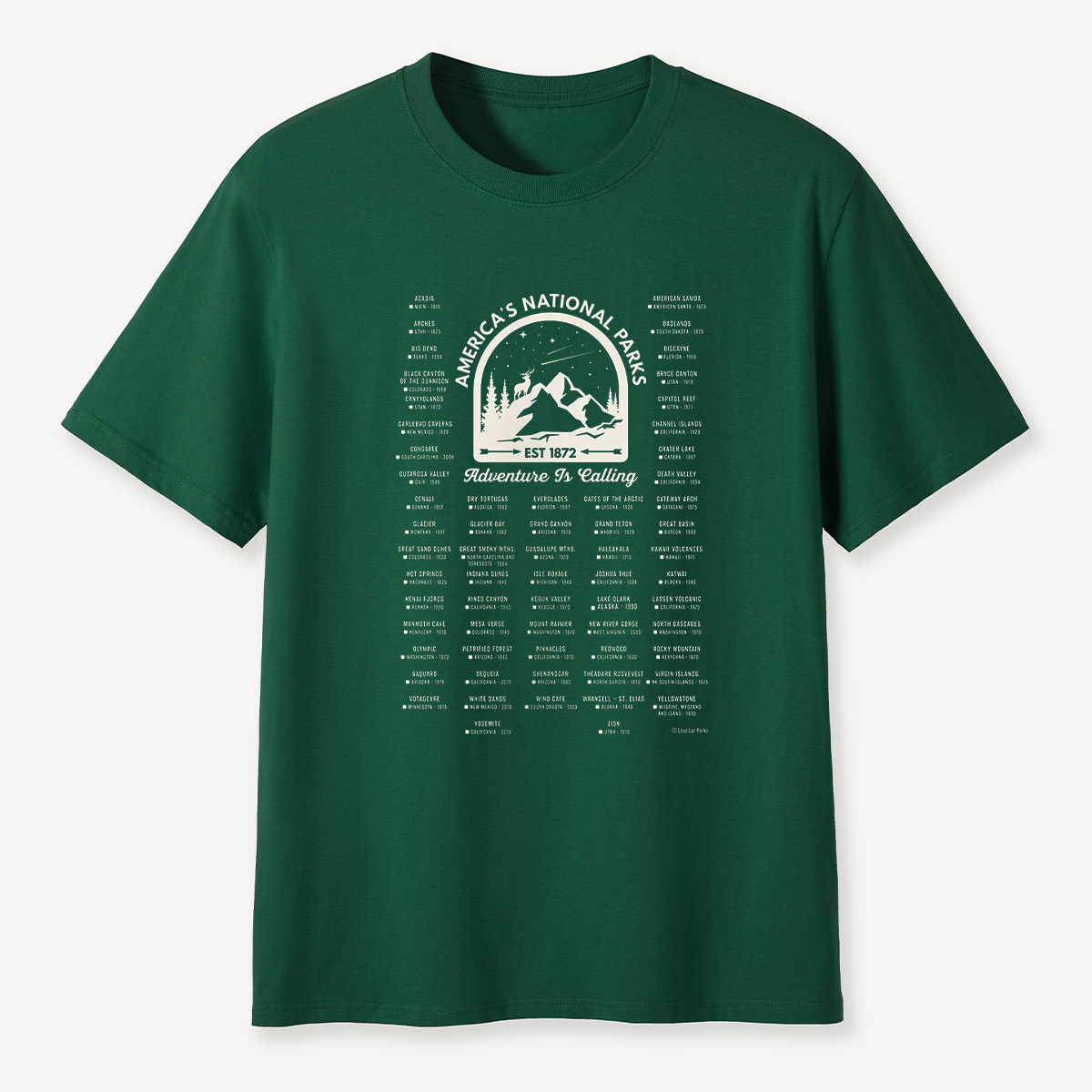 America’s National Parks Adventure Is Calling Tour T-Shirt