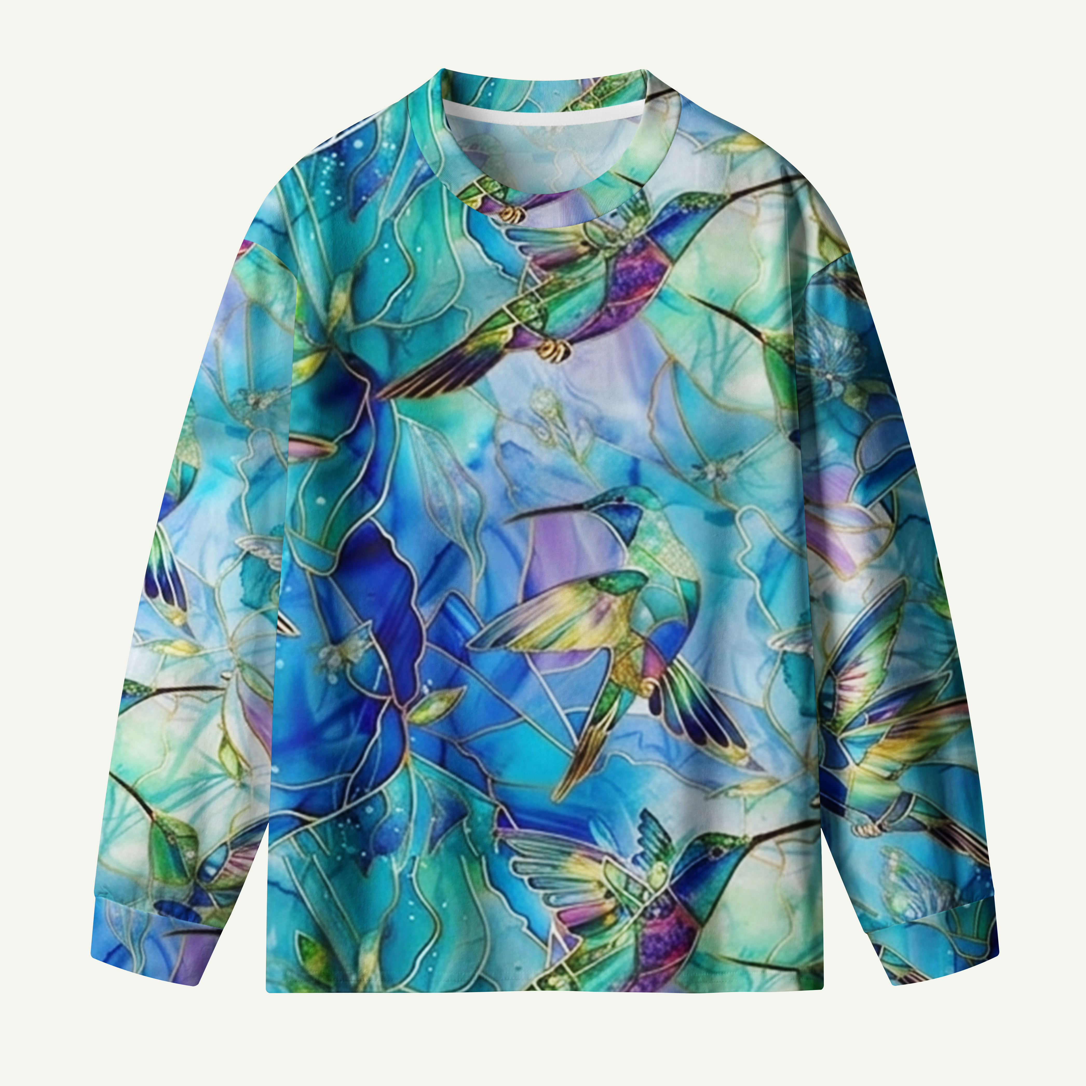 Hummingbird Garden Premium Cotton Long Sleeves