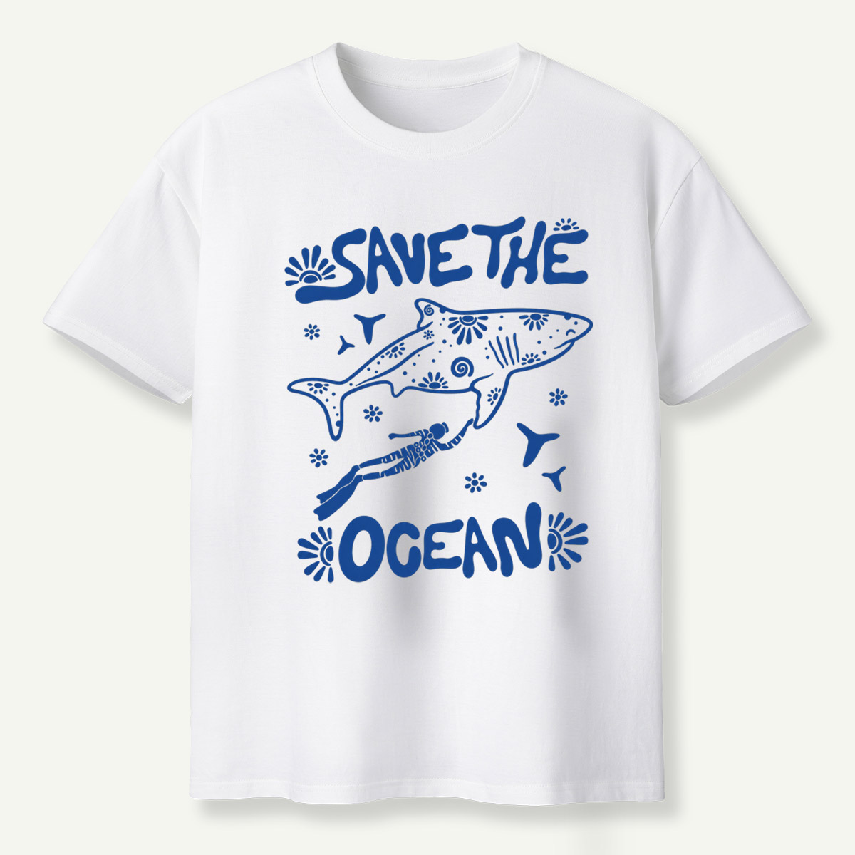 Save The Ocean Whale Marine Life T-Shirt