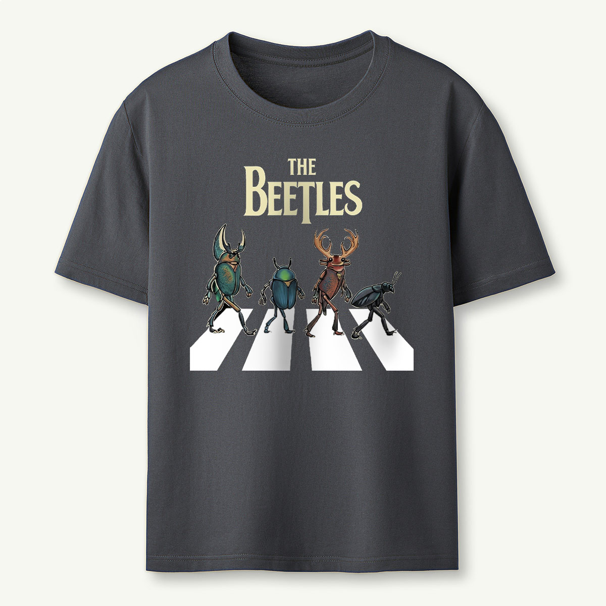 The Beetles Funny Insect Band  T‑Shirt