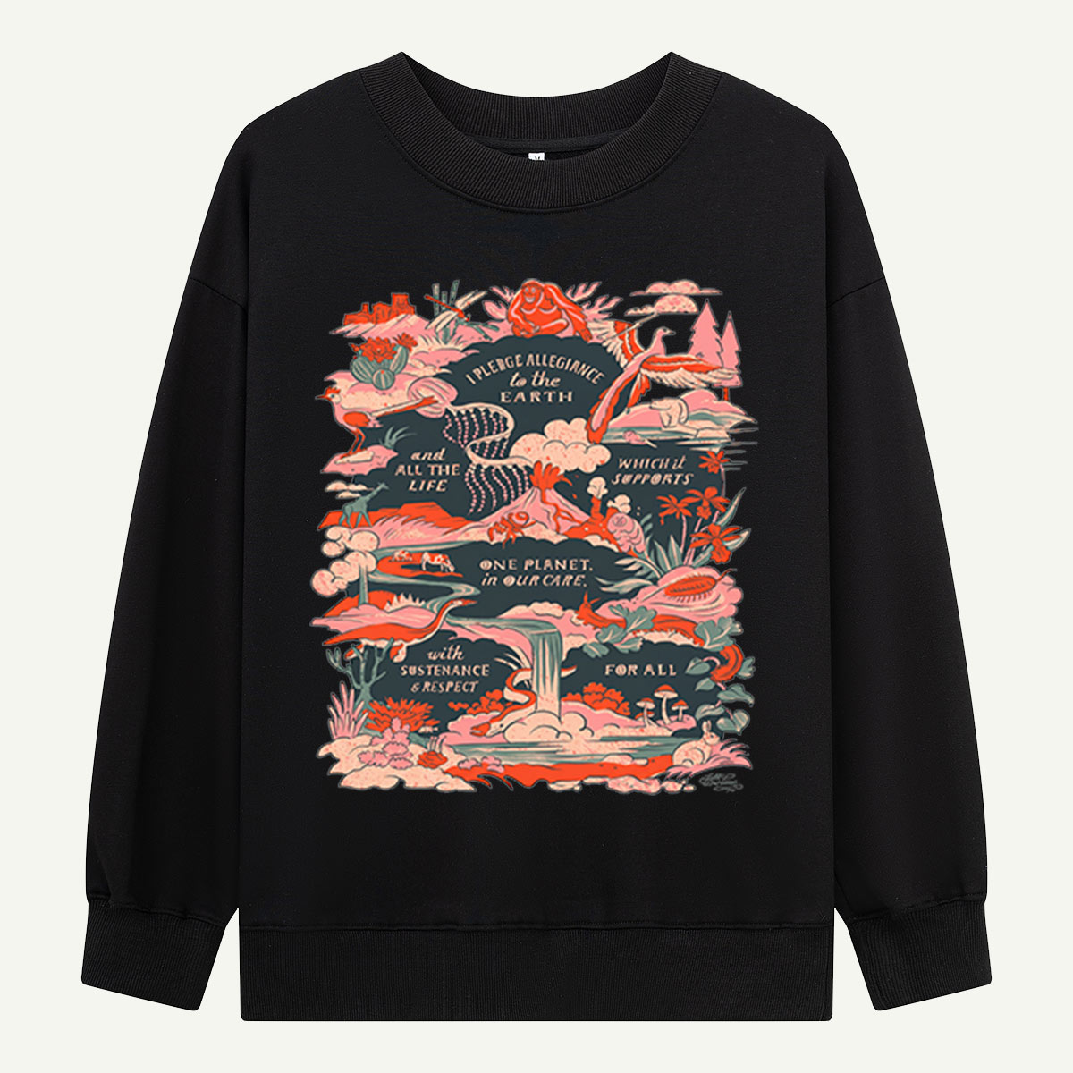 Pledge Allegiance to the Earth Sweatshirts