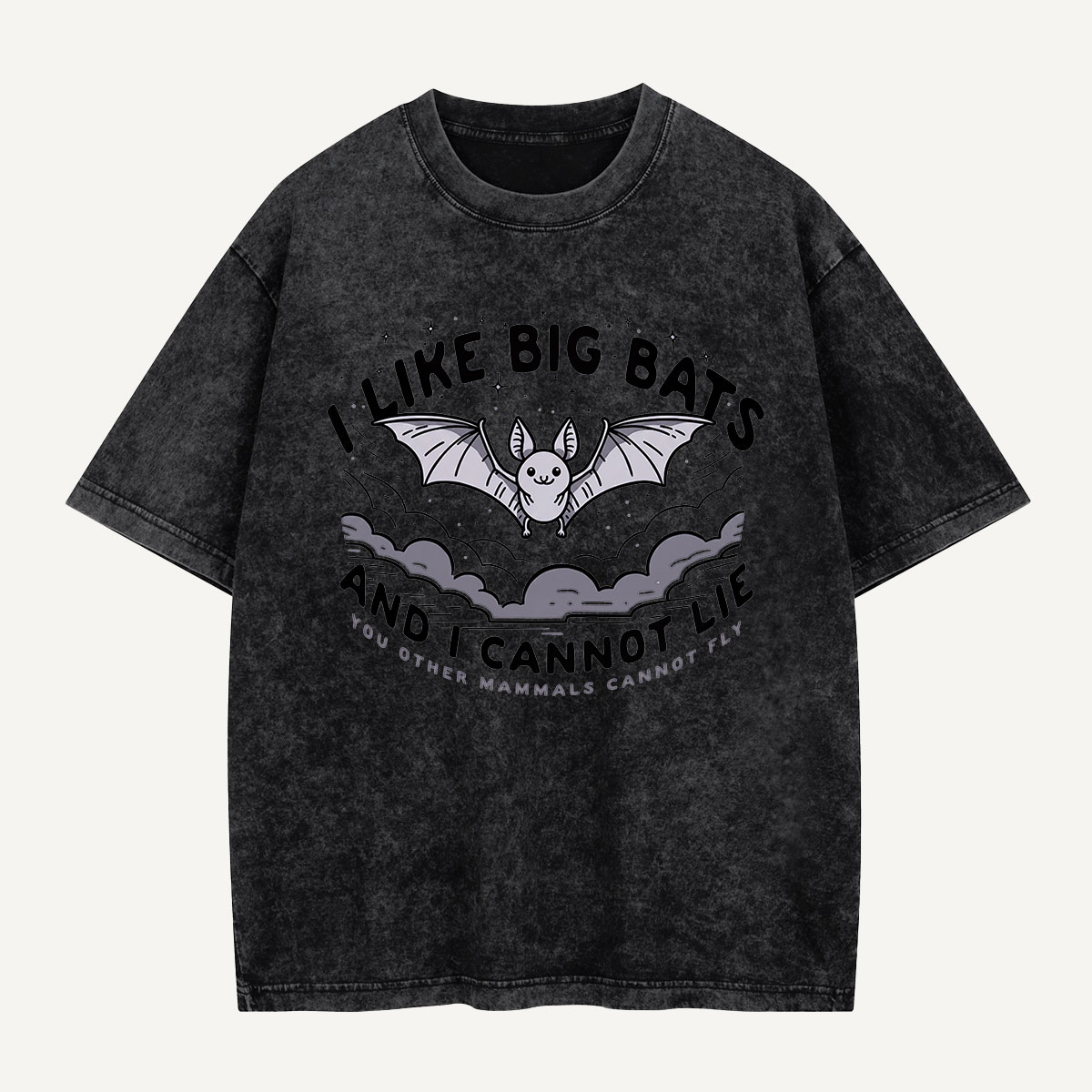 Big Bats, No Lies Washed T-Shirt(TH)