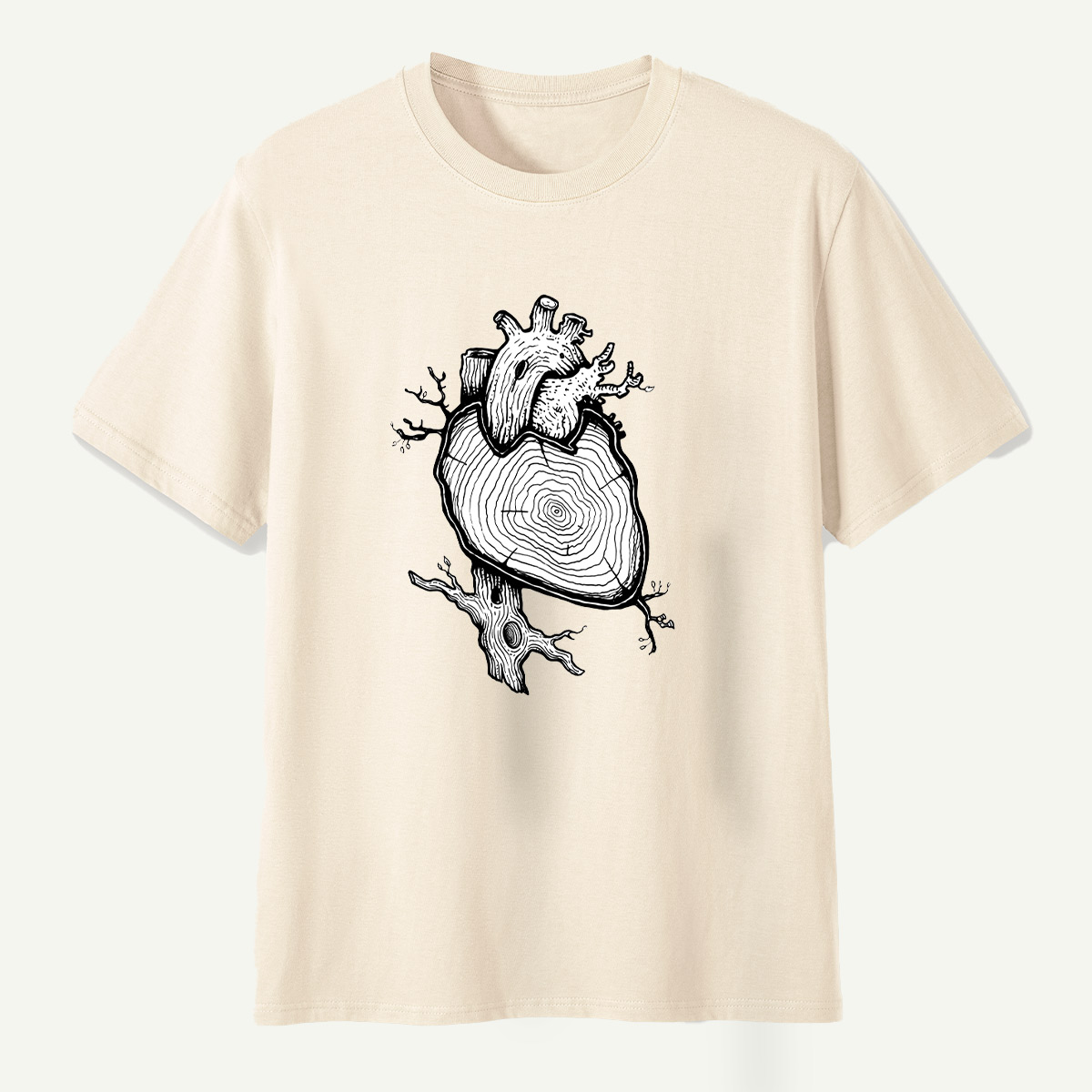 Anatomical Heart In Bloom T-Shirt