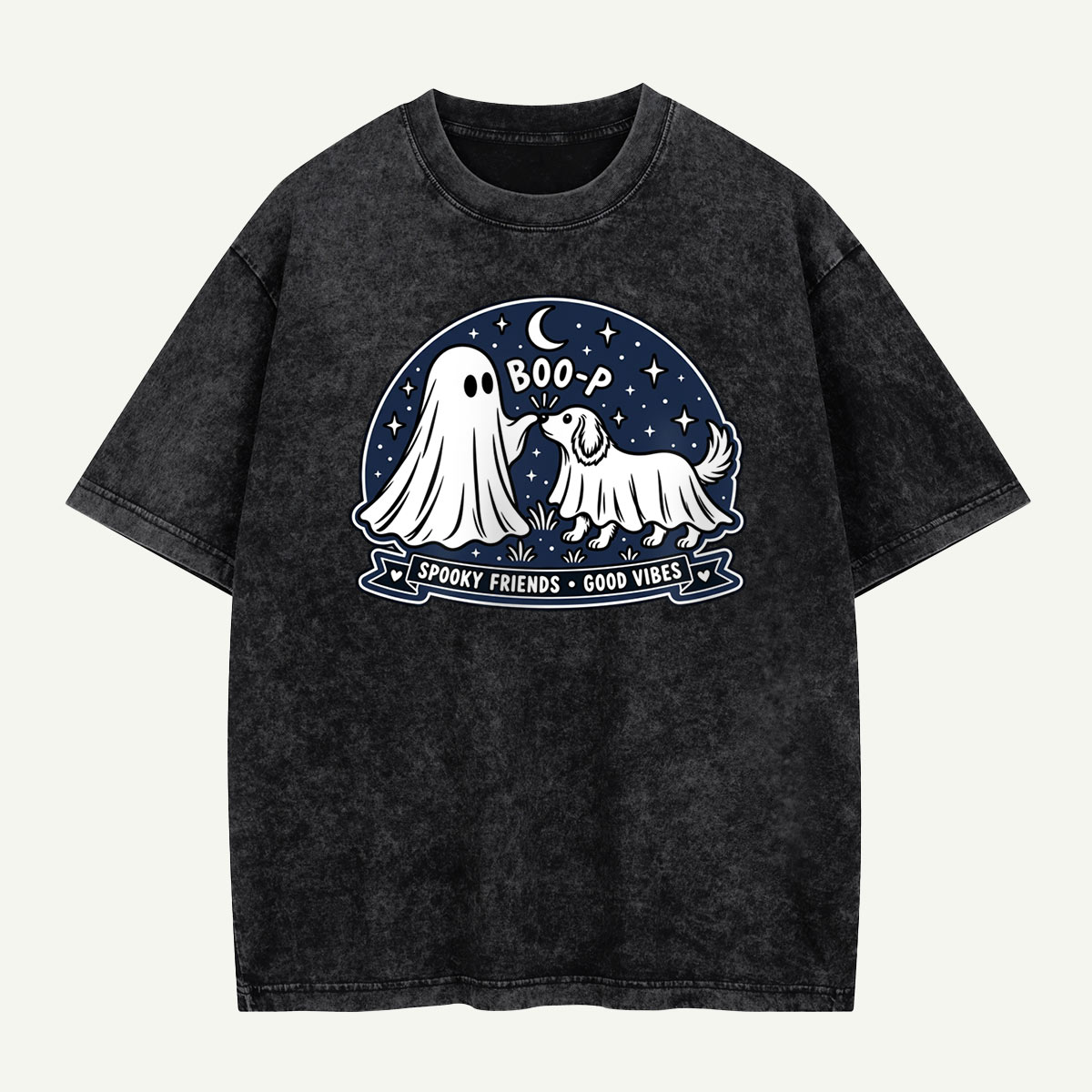 Boo-P Best Friends Washed T-Shirt